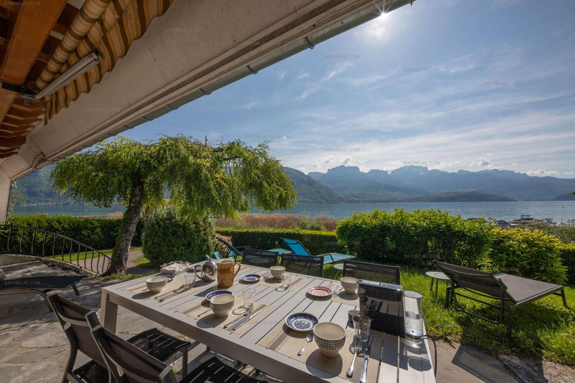Savoielac - Lac D'Annecy - Sevrier - Bord De Lac : Villa Poisson Rouge Esterno foto